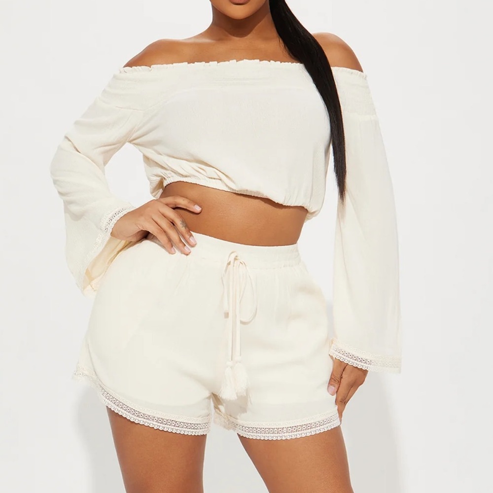 NWT Fashion Nova Down Time Short Set